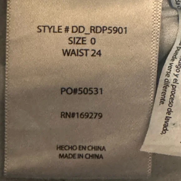 Barrel Jeans Walker Rose Boutique XRisen Jeans Women's Size 0/24 - Hemmed - Picture 4 of 14